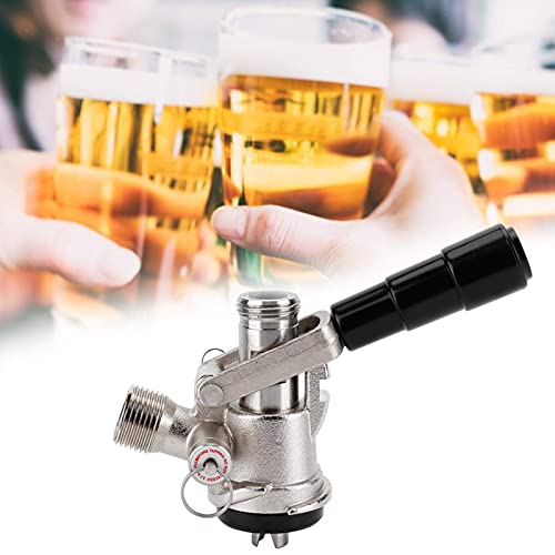 Kuuleyn Weinherstellung, Bierzapfanlage, Keg Coupler S Typ Bierspender, Fassbierspender mit Sicherheitsüberdruckventil Home Brewing System für Bar Hotels Restaurants von Kuuleyn