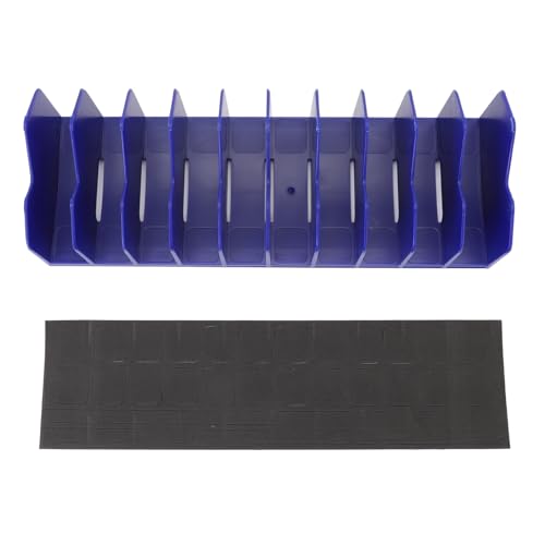 Kuuleyn -Ziergrenze -Schraubenschlüssel -Organizer Rack, 10 Slots ABS -Werkzeug, Speicherhalter für 2,8 -Zoll -Hochwerkzeugkasten -Schubladen Garage Workshop Einfacher Zugang von Kuuleyn