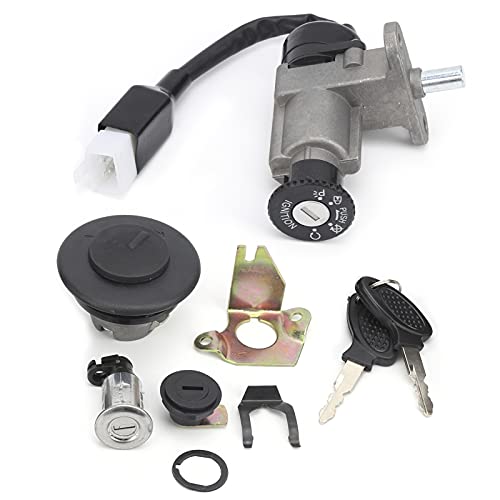Kuuleyn Zündschalter Montage 4 Kabel mit Tastenersatz für 50 ccm 150cc 139qmb Gy6 Chinesischer Gasroller Moped Kuuleyn Zündschalter Montage 4 Kabel mit Tastenersatz für 50 ccm 150cc 139qmb Gy6 Chinesischer Gasroller Moped von Kuuleyn