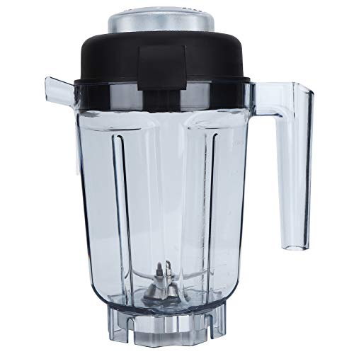 Mixerbehälter, 32oz transparenter Mixerbehälter mit Klingendeckel Ersatzzubehör für Vitamix-Behälter von Kuuleyn