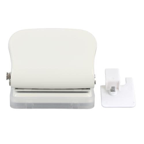 Paper Hole Puncher Loose-Leaf Paper Hole Puncher Kuuleyn 5 Hole Paper Puncher Loose Binders Binding Systems Binding Machines Leaf Paper Puncher For A4 A5 B5 Notebook Scrapbook (White) von Kuuleyn