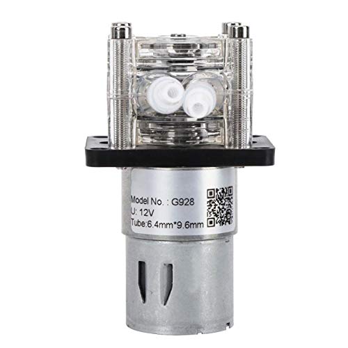 Peristaltikpumpe mit großem Durchfluss, 500 ml/min Kugellager 304 Edelstahlpumpe für Aquarienlabor (12 V/24 V)(12V) von Kuuleyn