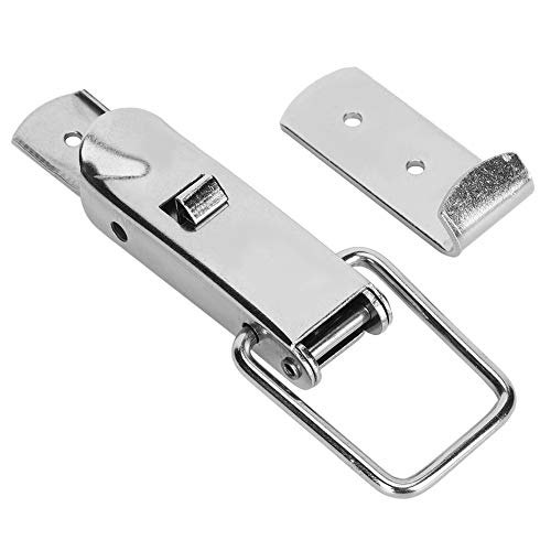Schrank-Hasp-Verschluss, Schrank-Verschluss-Verriegelung, Hasp Toggle Hasp-Klemme, Verschluss-Schnalle selbstverriegelnd, Edelstahl für Case Box Kofferraumtür Schrank-Hasp-Verschluss, Schrank-Verschluss-Verriegelung, Hasp Toggle Hasp-Klemme, Verschluss-Schnalle selbstverriegelnd, Edelstahl für Case Box Kofferraumtür von Kuuleyn