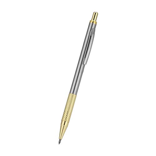 Scriber, Scribe Tool, 2 Farben Diamond Glass Cutter Scriber Metallschneiden Lettering Pen Engraver Glass Cutting Tool(Gold) von Kuuleyn