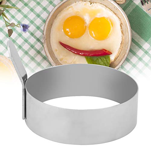Spiegeleiform,Spiegeleierformen Für Die Pfanne,Pancake Form, Pfannkuchenform Runder Pfannkuchenring Aus Edelstahl (L) von Kuuleyn