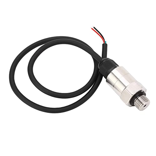 Stainless Steel Pressure Sensor Kuuleyn Air Compressor Pressure Transducer Stainless Steel Sensor Sender G1/4 Thread 4‑20ma 10mpa For Oil Fuel Air Water von Kuuleyn