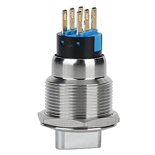 Transferschalter, 19 mm Edelstahl Drehknopfschalter Wasserdichter IP67-Wahlschalter(6 Pin und 3 Level)) von Kuuleyn