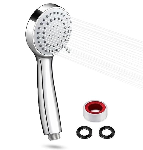 Duschkopf Wassersparend Druckerhohend Duschbrause mit 3 strahlarten Wassersparender Handbrause Brausekopf Hochdruck Handheld Sparduschkopf Duschkopfe Duschbrausekopf Handdusche für Dusche von Kuyang