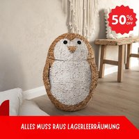Aufbewahrungskorb Mit Deckel Handgefertigt I Spielzeugkorb Wäschekorb Wasserhyazinthe Kinderzimmerkorb Dekokorb Allzweckkorb von Kuzirashop