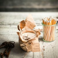Kleine Sojawachskerze Im Glas Handgemachtes Geschenk Für Sie Kaffee - Oder Earl Grey Duft Vegan & Nachhaltig von KuzuArte
