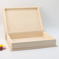 Große Bücherkiste Aus Holz | Unfertige Holzkiste Geschenkbox Für Buchliebhaber Dekorative Bücherbox Buch-Geschenkbox Aufbewahrung Diy Bastelbox von KviatArt