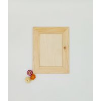 Mittelgroßer Fotorahmen Aus Holz | Bilderrahmen Leerer Rahmen Für Kunst Und Handwerk Wand-Bilderrahmen Decoupage-Diy Unfertiger von KviatArt