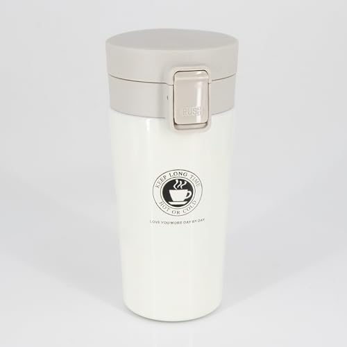 Thermobecher 350ml Isolierbecher Travelmug Reisebecher Tee oder Kaffee mit Sieb und Auslaufschutz von Kvota