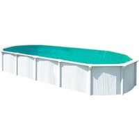 KWAD Ovalpool "Green line Evolution", (Komplett-Set, 10 tlg.), 6,1x3,7x1,32 weiß Folie in blau, sand oder grau erhältlich von Kwad