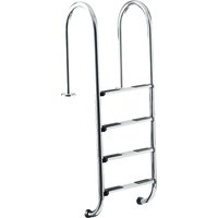 KWAD Poolleiter "Edelstahlleiter 4stufig breit 150cm" 150 cm Höhe KWAD Poolleiter "Edelstahlleiter 4stufig breit 150cm" 150 cm Höhe von Kwad