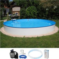 KWAD Rundpool "PALMA inkl. Dämmung Protector zum Teileinbau" 5-tlg., mit Foliensack 0,6mm von Kwad