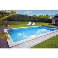 KWAD Schwimmbecken "RE-Becken 600x300x150 Chrsital Grey", (Set) von Kwad