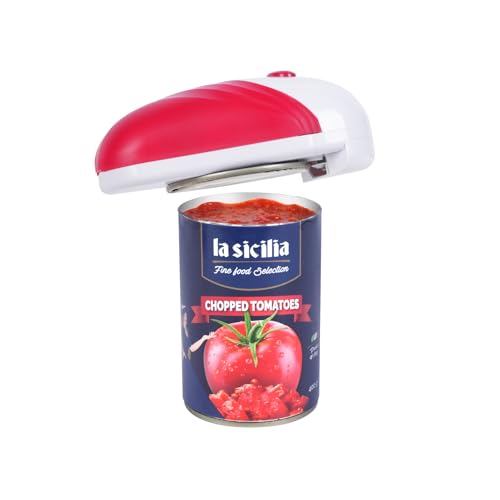 Elektrischer Dosenöffner Automatischer Kitchen: Öffnen Sie Ihre Konservendosen einfach per Knopfdruck – Automatisch Freihändig Glattem Rand Lebensmittelecht Rot Elektrischer Dosenöffner Automatischer Kitchen: Öffnen Sie Ihre Konservendosen einfach per Knopfdruck – Automatisch Freihändig Glattem Rand Lebensmittelecht Rot von Kwaiffeo