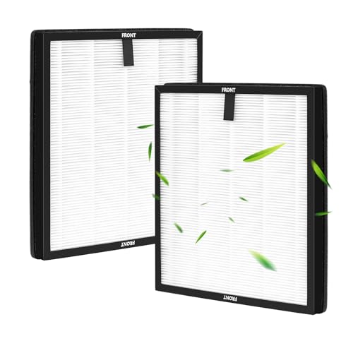 4-Packs Luftreiniger Ersatzfilter Kompatibel mit MORENTO/WESTHEY HY4866 Luftreiniger, Aktivkohle 3-in-1 H13 True HEPA Filter (4 Stück) von Kwak's