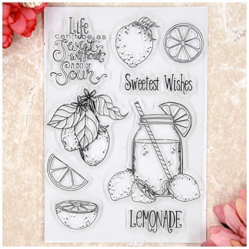 Kwan Crafts Sweetest Wishes Limonaden-Stempel für Kartenherstellung, Dekoration und DIY-Scrapbooking von Kwan Crafts