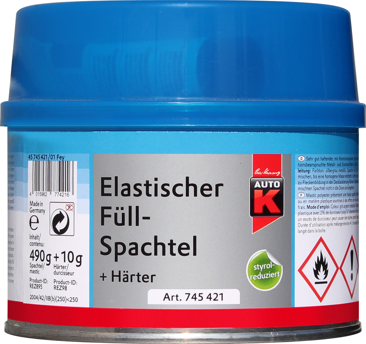 Auto-K ELASTISCHER FÜLLSPACHTEL 500G Auto-K ELASTISCHER FÜLLSPACHTEL 500G von Kwasny