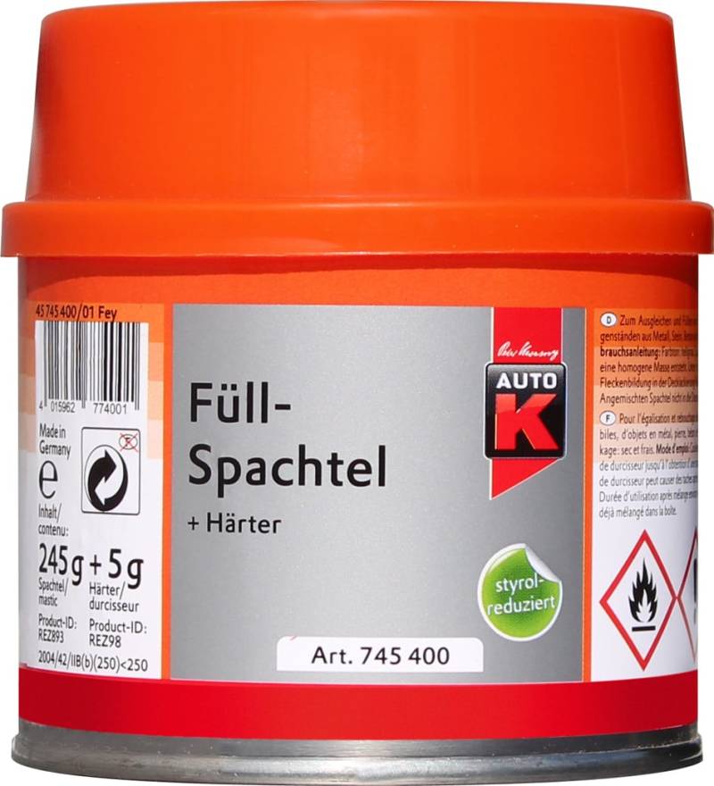 Auto-K FÜLLSPACHTEL 250G Auto-K FÜLLSPACHTEL 250G von Kwasny