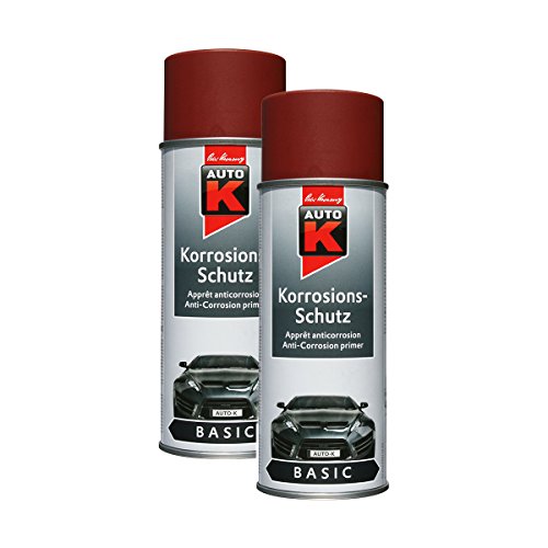 Kwasny 2X 233 058 Auto-K Basic Korrosionsschutz-Grundierung Rotbraun 400ml von Kwasny