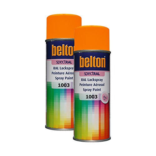 Kwasny 2x 324 199 BELTON SPECTRAL Lackspray RAL 1003 signalgelb hochglanz 400ml von Kwasny