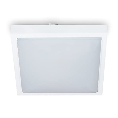 Kwazar Luminaire Deckenlampe E27 max 30W Schlafzimmer Deckenleuchte Beleuchtung für Flur 230V IP20 2 Flammige weiss Lampe SAMI von Kwazar Luminaire