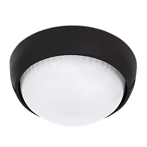 Kwazar Luminaire LED Außenlampe MAREA Wandleuchte E27 FASSUNG IP44 Wandlampe Gartenleuchte Flurleuchte 230V Schwarz von Kwazar Luminaire