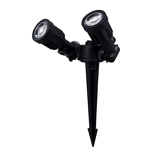 Kwazar Luminaire LED Gartenstrahler mit Erdspieß für außen ALI.B in schwarz 2x 5W 4000Kelvin Spot Gartenleuchte Kopf schwenkbar Lampe Garten IP54 Wasserdicht Kwazar Luminaire LED Gartenstrahler mit Erdspieß für außen ALI.B in schwarz 2x 5W 4000Kelvin Spot Gartenleuchte Kopf schwenkbar Lampe Garten IP54 Wasserdicht von Kwazar Luminaire