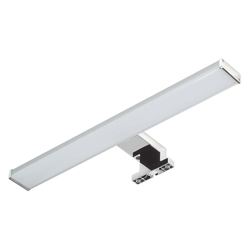 Kwazar Luminaire LED Lampe Spiegelleuchte DENIS.A 8W 560lm poliert IP44 4000K 40 cm Innenlampe 230V (Chrom) von Kwazar Luminaire