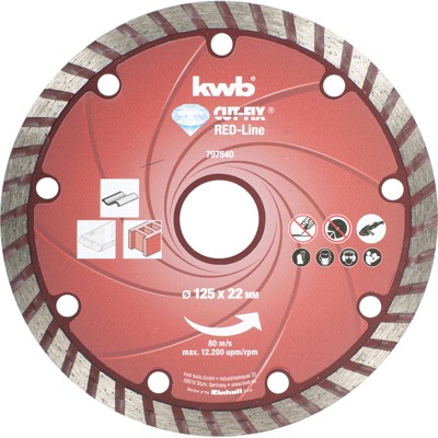 CUT-FIX® Red-Line DIAMANT Trennscheiben, ø125mm von Kwb