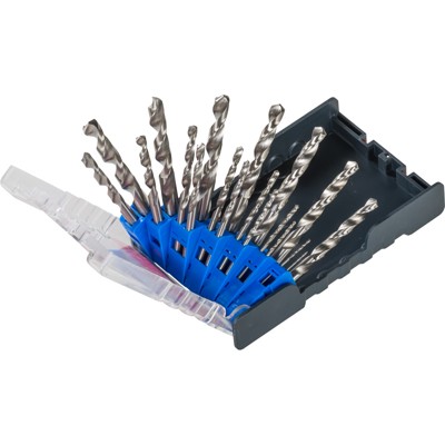 HSS Metallbohrersatz, 19-teilig, ø1,0-10,0mm von Kwb