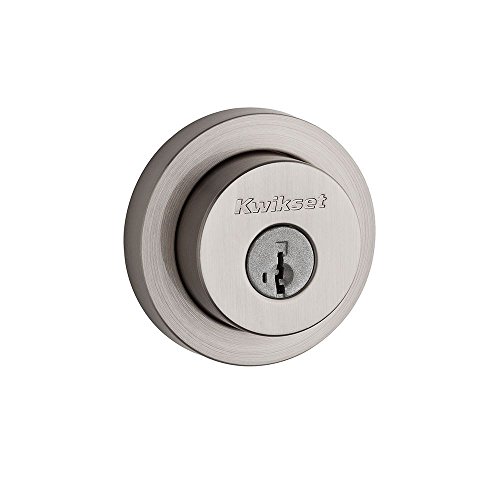 Kwikset 91580-003 Runder Riegel mit SmartKey in mattem Nickel von Kwikset