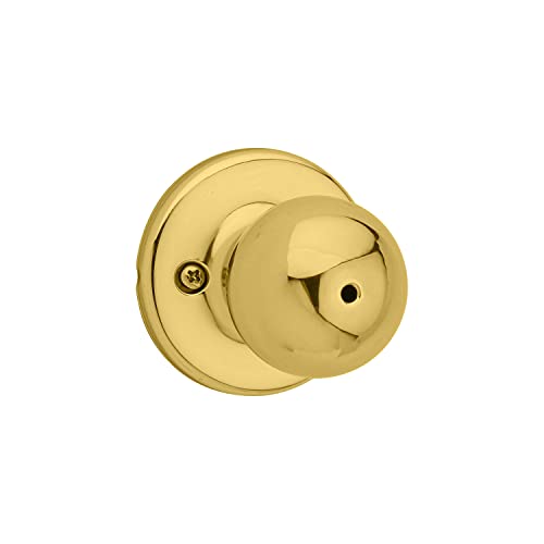 Kwikset 93001-873 Polo-Bett- und Badewannenknauf, poliertes Messing von Kwikset