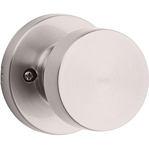 Kwikset 97300-933 Pismo Bedroom/Bathroom Door Knob, Round, Satin Nickel von Kwikset