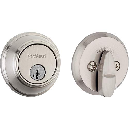 Kwikset 98160-002 deadbolt, 50 W, Satin Nickel, Traditional von Kwikset