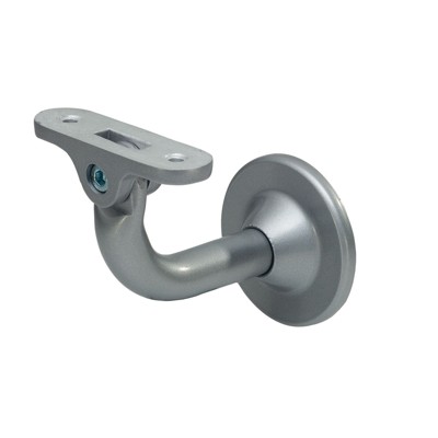 GA-Handlaufstütze, 4513, mit flacher Auflage, Aluminium, silber einbrennlackiert von Kws
