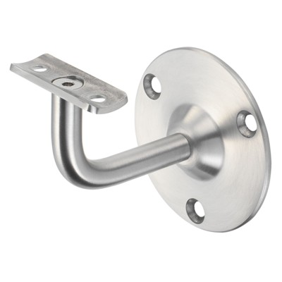 GA-Handlaufstütze, 4575, mit flacher Auflage, Stahl, silber einbrennlackiert von Kws