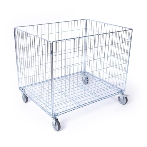 Kwull GmbH mkr4404 K Korb mit Leggings und Rollen, verzinkt, 835 mm x 625 mm x 740 mm Dimension Kwull GmbH mkr4404 K Korb mit Leggings und Rollen, verzinkt, 835 mm x 625 mm x 740 mm Dimension von Kwull GmbH