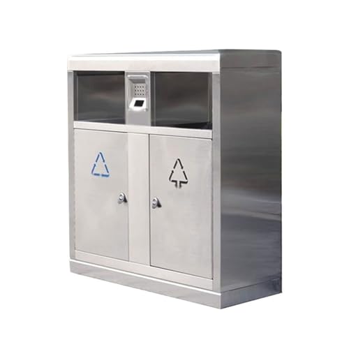 Kx9Lb8d Mülltonnen für den Außenbereich Abfalleimer for Sortieren im Freien, Mülleimer aus Edelstahl for öffentliche Plätze an der Geschäftsstraße Kx9Lb8d Mülltonnen für den Außenbereich Abfalleimer for Sortieren im Freien, Mülleimer aus Edelstahl for öffentliche Plätze an der Geschäftsstraße von Kx9Lb8d