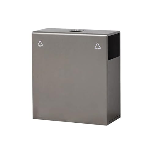 Kx9Lb8d Mülltonnen für den Außenbereich Doppelter Mülleimer Innen Außen Edelstahl mit Aschenbecher Kx9Lb8d Mülltonnen für den Außenbereich Doppelter Mülleimer Innen Außen Edelstahl mit Aschenbecher von Kx9Lb8d