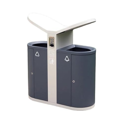 Kx9Lb8d Mülltonnen für den Außenbereich Klassifizierter Mülleimer, Doppelfächer, Metall-Mülleimer for öffentliche Straßen im Freien Kx9Lb8d Mülltonnen für den Außenbereich Klassifizierter Mülleimer, Doppelfächer, Metall-Mülleimer for öffentliche Straßen im Freien von Kx9Lb8d