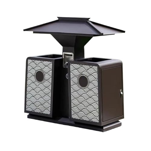Kx9Lb8d Mülltonnen für den Außenbereich Kommerzieller Mülleimer for öffentliche Bereiche im Freien, Nachahmung antiker Metallabfalleimer Kx9Lb8d Mülltonnen für den Außenbereich Kommerzieller Mülleimer for öffentliche Bereiche im Freien, Nachahmung antiker Metallabfalleimer von Kx9Lb8d