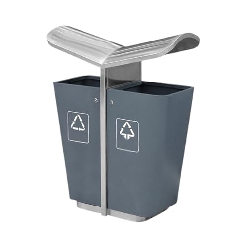 Kx9Lb8d Mülltonnen für den Außenbereich Kreativität klassifizierter Mülleimer for öffentliche Außenbereiche aus Edelstahl von Kx9Lb8d