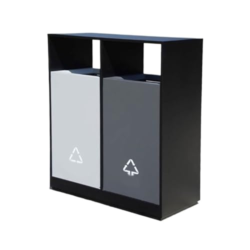 Kx9Lb8d Mülltonnen für den Außenbereich Mülleimer Doppelbox Abfallbehälter aus verzinktem Stahl for den öffentlichen Straßenbereich im Freien Kx9Lb8d Mülltonnen für den Außenbereich Mülleimer Doppelbox Abfallbehälter aus verzinktem Stahl for den öffentlichen Straßenbereich im Freien von Kx9Lb8d