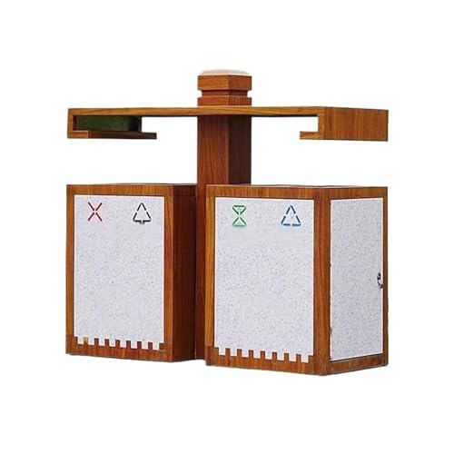 Kx9Lb8d Mülltonnen für den Außenbereich Mülleimer for den Außenbereich, Holzimitat, Metall, Abfalleimer for kommerzielle, malerische öffentliche Bereiche Kx9Lb8d Mülltonnen für den Außenbereich Mülleimer for den Außenbereich, Holzimitat, Metall, Abfalleimer for kommerzielle, malerische öffentliche Bereiche von Kx9Lb8d