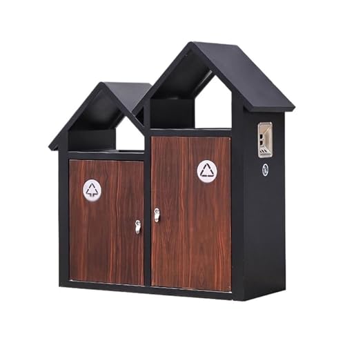 Kx9Lb8d Mülltonnen für den Außenbereich Outdoor Garten Kleinmülleimer Öffentlicher Bereich Kreativität Metall Mülleimer Kx9Lb8d Mülltonnen für den Außenbereich Outdoor Garten Kleinmülleimer Öffentlicher Bereich Kreativität Metall Mülleimer von Kx9Lb8d