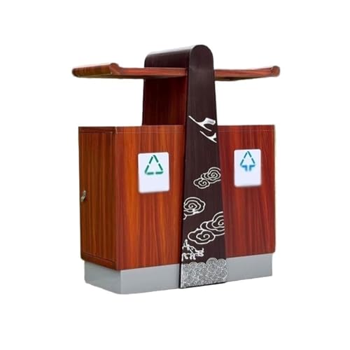 Kx9Lb8d Mülltonnen für den Außenbereich Outdoor Scenic Spot Imitation Holzmaserung Mülleimer Kommerzielle öffentliche Bereiche Metall Kx9Lb8d Mülltonnen für den Außenbereich Outdoor Scenic Spot Imitation Holzmaserung Mülleimer Kommerzielle öffentliche Bereiche Metall von Kx9Lb8d